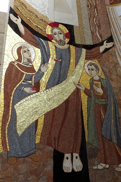 Prezbiterium – lewa ściana, scena dolna