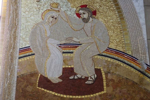 Prezbiterium – prawa ściana, scena górna