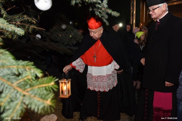 Libiąż: „Papieska Choinka” z kardynałem