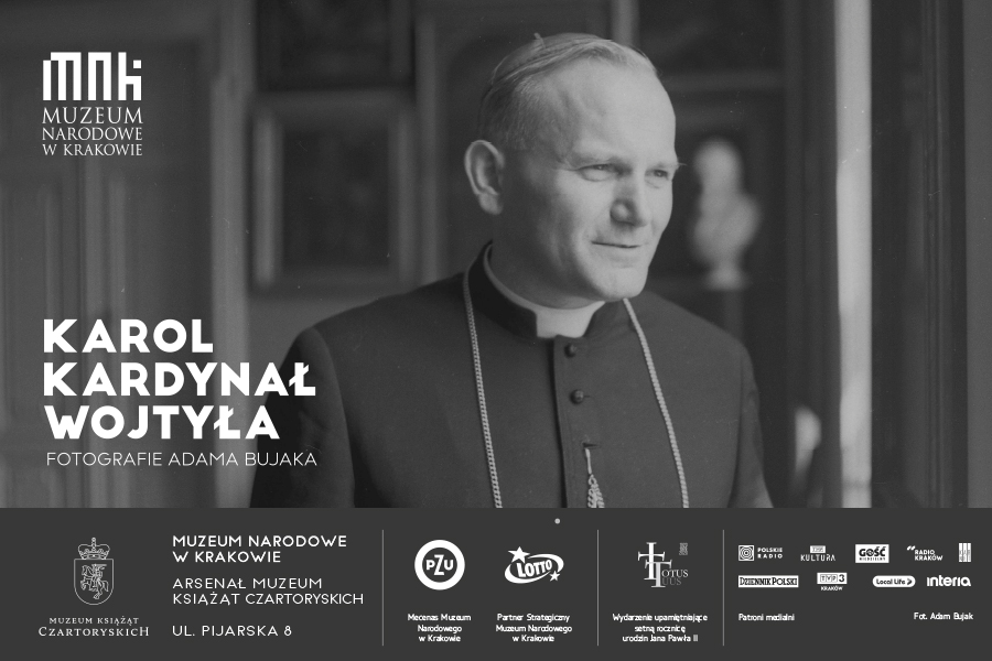 Wystawa „Karol Kardynał Wojtyła. Fotografie Adama Bujaka” od 4 lipca w Muzeum Narodowym w Krakowie